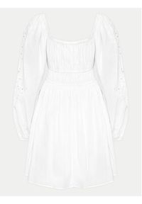 Pinko Sukienka letnia Fandango 103731 A1XP Biały Regular Fit. Kolor: biały. Materiał: bawełna. Sezon: lato #3