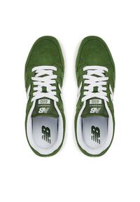 New Balance Sneakersy BB480PTG Zielony. Kolor: zielony. Materiał: skóra #5
