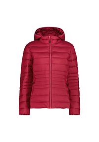 Kurtka puchowa z kapturem na zamek Sorona Aura damska CMP. Typ kołnierza: kaptur. Kolor: czerwony, szary, wielokolorowy. Materiał: puch #1