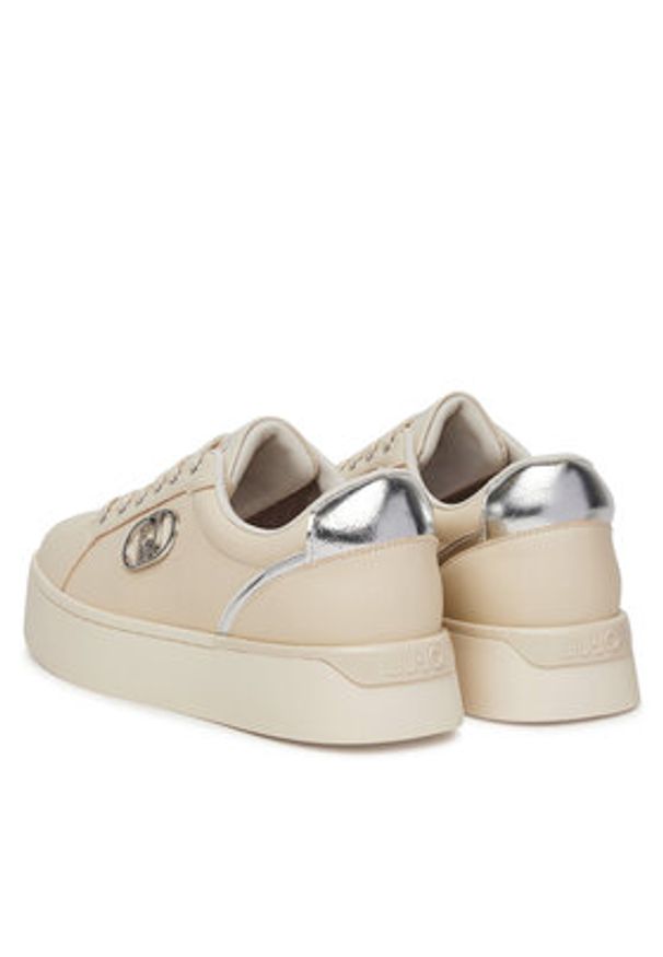 Liu Jo Sneakersy Pretty 06 BA5021 P0102 Beżowy. Kolor: beżowy. Materiał: skóra
