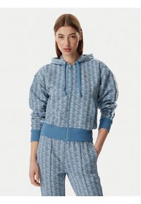 Lacoste Bluza SF7606 Niebieski Regular Fit. Kolor: niebieski. Materiał: syntetyk #1