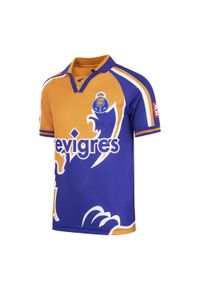 COPA FOOTBALL - Camisola de Futebol Retro FC Porto 1998 - 99 Visitante. Kolor: pomarańczowy, wielokolorowy, żółty. Sport: piłka nożna