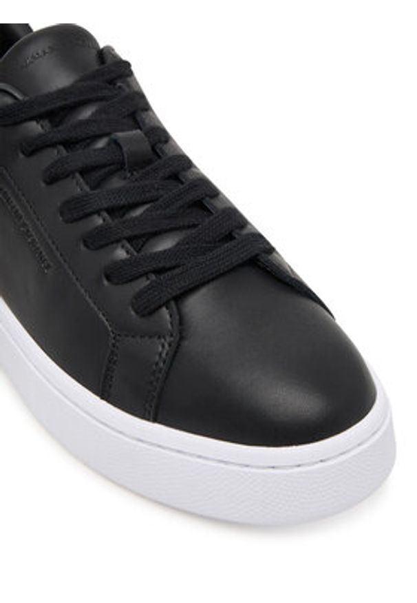 Armani Exchange Sneakersy XW000295 AF11912 UC001 Czarny. Kolor: czarny. Materiał: skóra