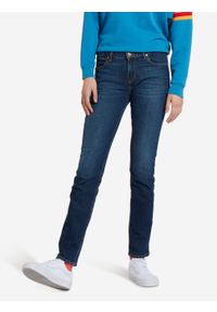 Wrangler - SPODNIE DAMSKIE WRANGLER SLIM WONDER BLUE W28LRH211