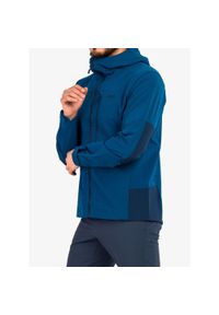 Kurtka softshell męska Rab Torque Jacket. Kolor: niebieski. Materiał: softshell