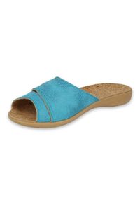 BEFADO S.A. Befado obuwie damskie pu 265D007 niebieskie. Okazja: do domu. Kolor: niebieski #4