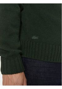 Lacoste Sweter AH3145 Zielony Classic Fit. Kolor: zielony. Materiał: wełna #4