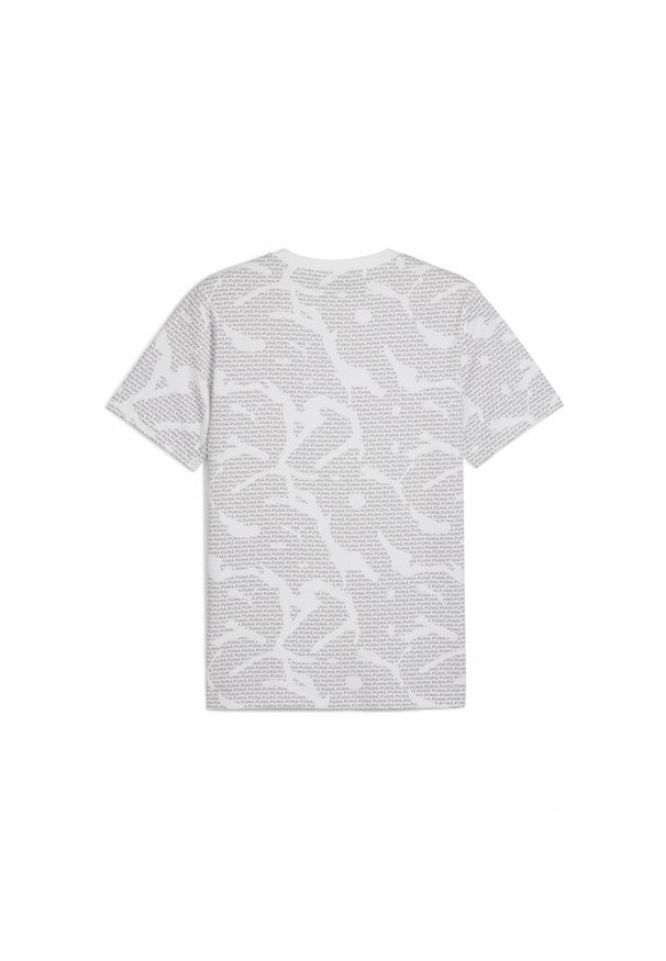Puma - Męska koszulka Essentials Logo Lab PUMA White. Kolor: biały. Materiał: guma. Wzór: nadruk