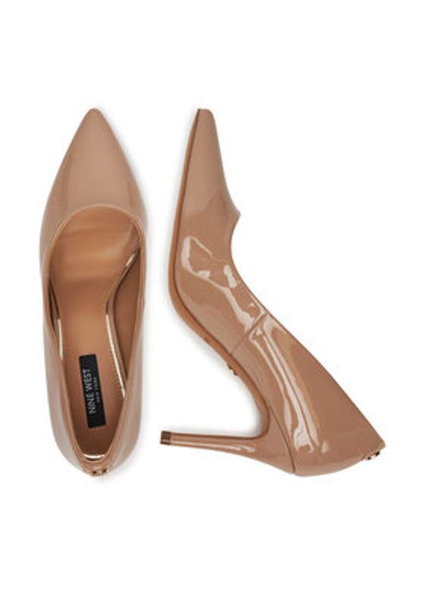 Nine West Szpilki CD23029-1 Beżowy. Kolor: beżowy. Materiał: materiał, syntetyk. Obcas: na szpilce