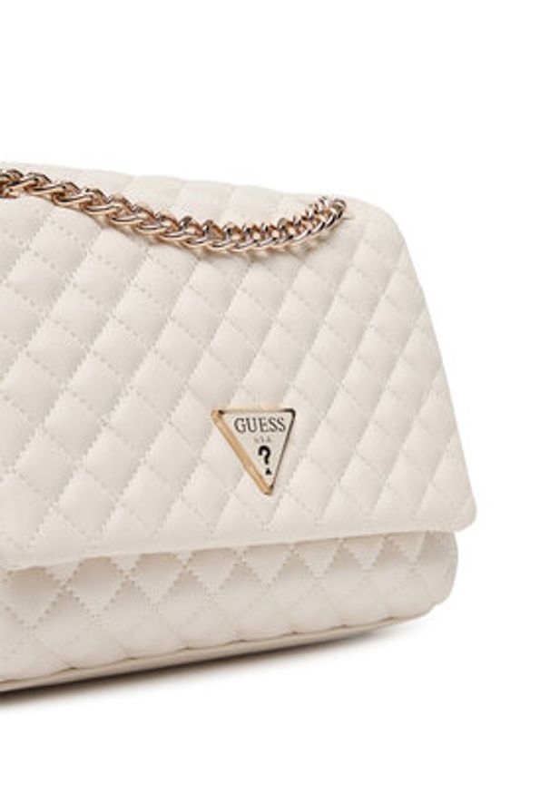 Guess Torebka Everlee HWQG86 79210 Biały. Kolor: biały. Materiał: skórzane
