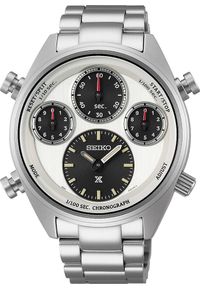 Zegarek Seiko Zegarek męski Seiko SFJ009P1 srebrny. Kolor: srebrny #1