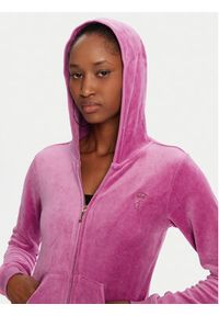 Juicy Couture Bluza Robyn JCSEBJ007G Różowy Slim Fit. Kolor: różowy. Materiał: bawełna, welur #4