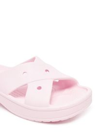 Crocs Klapki Cross Strap 210840 Różowy. Kolor: różowy #6