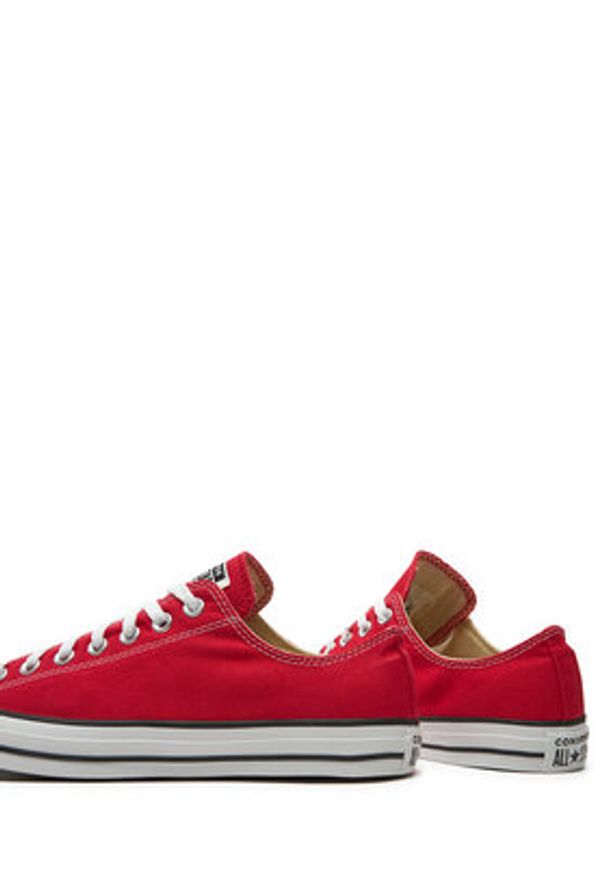 Converse Trampki Chuck Taylor All Star Ox M9696C Czerwony. Kolor: czerwony. Materiał: materiał
