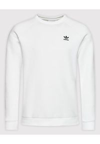 Adidas - adidas Bluza adicolor Essentials Trefoil H34644 Biały Regular Fit. Kolor: biały. Materiał: bawełna