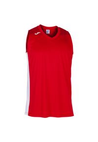 Koszulka koszykarska męska Joma Cancha III. Kolor: biały, wielokolorowy, czerwony