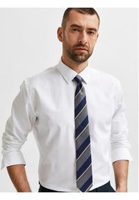 Selected Homme Koszula Ethan 16080200 Biały Slim Fit. Kolor: biały. Materiał: bawełna #2