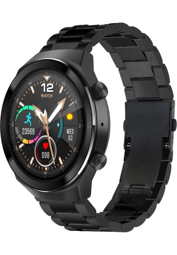 Smartwatch Rubicon RNCE68 Czarny (RNCE68BIBX01AX). Rodzaj zegarka: smartwatch. Kolor: czarny