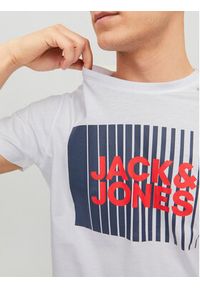Jack & Jones - Jack&Jones T-Shirt Corp 12233999 Biały Standard Fit. Kolor: biały. Materiał: bawełna #5