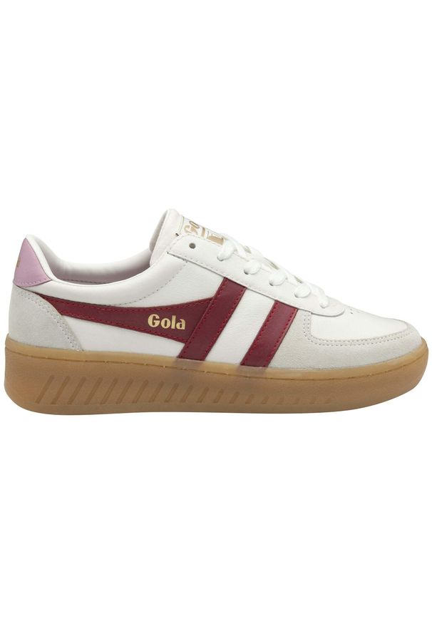 Sneakersy damscy Gola Grandslam Elite Trainer. Kolor: biały. Materiał: guma
