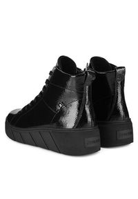 Rieker Revolution Lifestyle Botki W0561-01 Czarny. Kolor: czarny. Materiał: lakier, skóra #3
