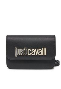 Just Cavalli Torebka 77RA4BBA Czarny. Kolor: czarny. Materiał: skórzane