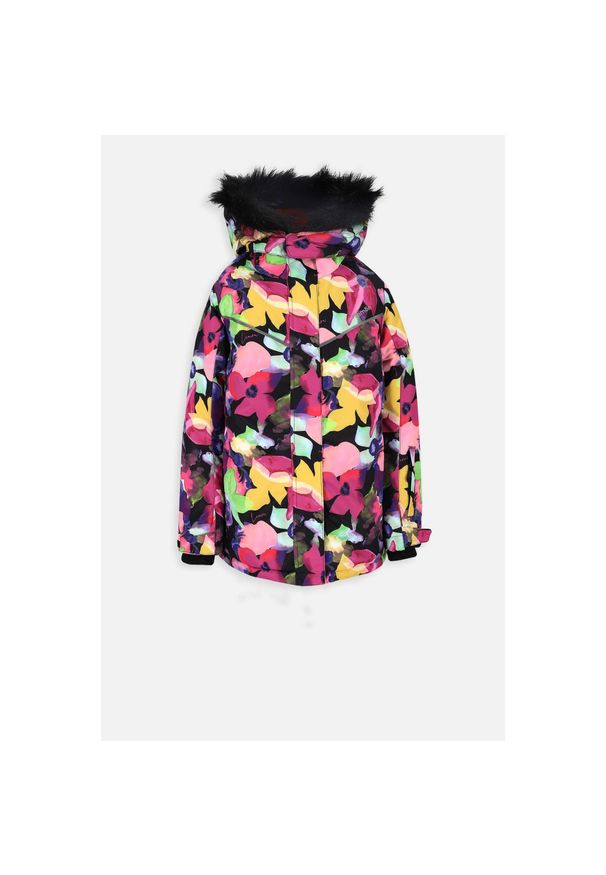 Kurtka narciarska dziewczęca Lemon Explore ZL3. Typ kołnierza: kołnierzyk stójkowy. Kolor: wielokolorowy. Materiał: poliester. Sezon: zima. Sport: narciarstwo