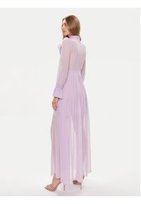 Kontatto Sukienka wieczorowa B447F Fioletowy Regular Fit. Kolor: fioletowy. Materiał: syntetyk. Styl: wizytowy