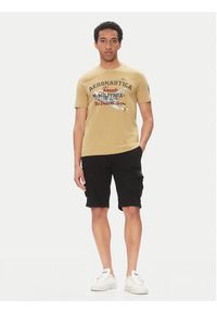 Aeronautica Militare T-Shirt 251TS2406J641 Beżowy Regular Fit. Kolor: beżowy. Materiał: bawełna #4