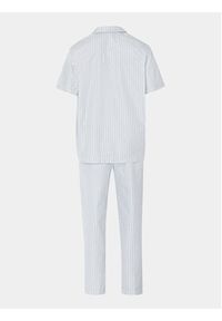 Hanro Piżama 75766 Biały Regular Fit. Kolor: biały. Materiał: bawełna #5