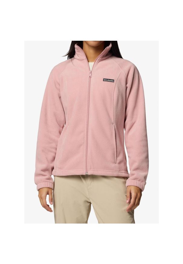 columbia - Bluza rozpinana damska Columbia Benton Springs FZ. Kolor: różowy. Styl: sportowy. Sport: turystyka piesza