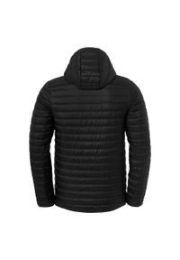 UHLSPORT - Kurtka dziecięca z kapturem Uhlsport Essential Ultra Lite. Typ kołnierza: kaptur. Kolor: czarny, biały, wielokolorowy. Materiał: puch. Sport: piłka nożna