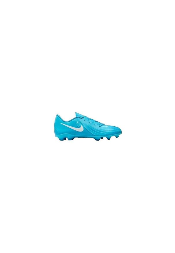 Buty Piłkarskie Nike Phantom GX II Club FG/MG Niebieski Fury/Biały. Zapięcie: sznurówki. Kolor: niebieski. Materiał: syntetyk, materiał. Sport: piłka nożna