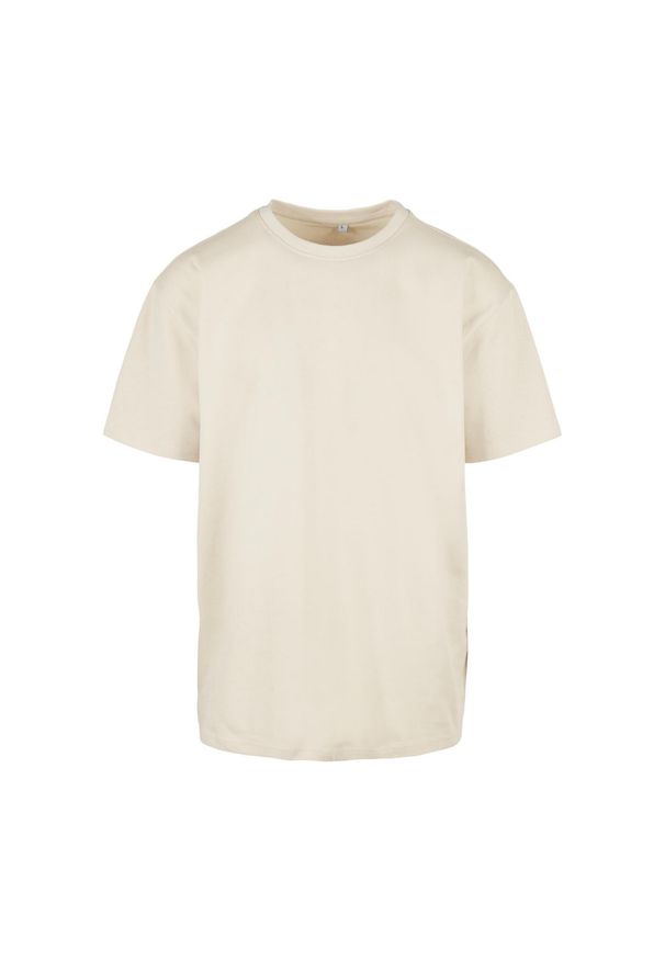 BUILD YOUR BRAND - Ponadwymiarowa Koszulka Dla Dorosłych Unisex Heavyweight. Kolor: beżowy