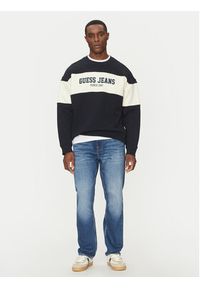 Guess Jeans T-Shirt M4BQ39 K9V31 Granatowy Regular Fit. Kolor: niebieski. Materiał: bawełna #4