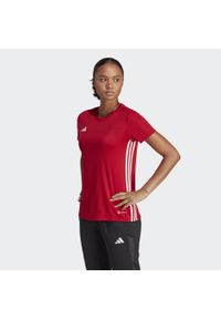 Adidas - Tabela 23 Jersey. Kolor: czerwony, wielokolorowy, biały. Materiał: jersey