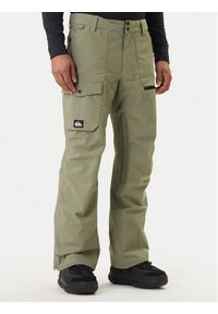 Quiksilver Spodnie snowboardowe Utility EQYTP03220 Zielony Modern Fit. Kolor: zielony. Materiał: syntetyk. Sport: snowboard #1