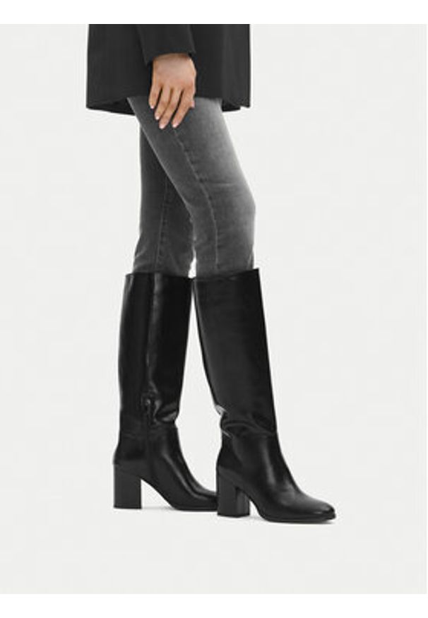 Jenny - JENNY Kozaki CEO-HY23216S-4 Czarny. Kolor: czarny. Materiał: materiał