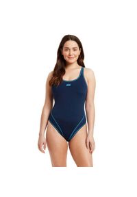 ZOGGS - Strój Kąpielowy Zoggs Wire Masterback – Granatowy - Rozmiar 38. Kolor: niebieski, wielokolorowy #1