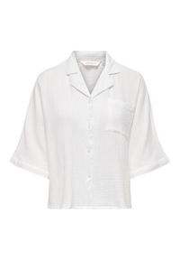 only - ONLY Koszula Thyra 15267839 Biały Regular Fit. Kolor: biały. Materiał: bawełna #4