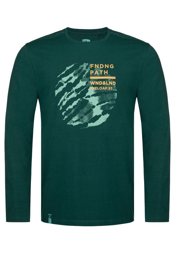 ZEAGLE - Loap Aldar Koszulka męska z długim rękawem L – 98% bawełna. Okazja: na co dzień. Kolor: zielony. Materiał: bawełna. Długość rękawa: długi rękaw. Długość: długie. Styl: casual