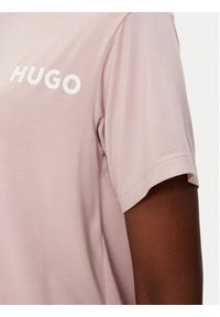 Hugo T-Shirt Unite 50490707 Różowy Relaxed Fit. Kolor: różowy. Materiał: wiskoza #5