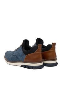 Rieker Półbuty 14450-14 Niebieski. Kolor: niebieski. Materiał: materiał #8
