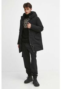 medicine - Medicine spodnie męskie kolor czarny. Kolor: czarny. Materiał: tkanina. Wzór: gładki #4