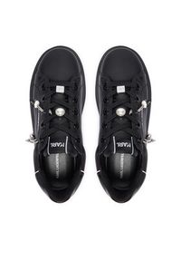 Karl Lagerfeld - KARL LAGERFELD Sneakersy KL62516T Czarny. Kolor: czarny. Materiał: skóra #4