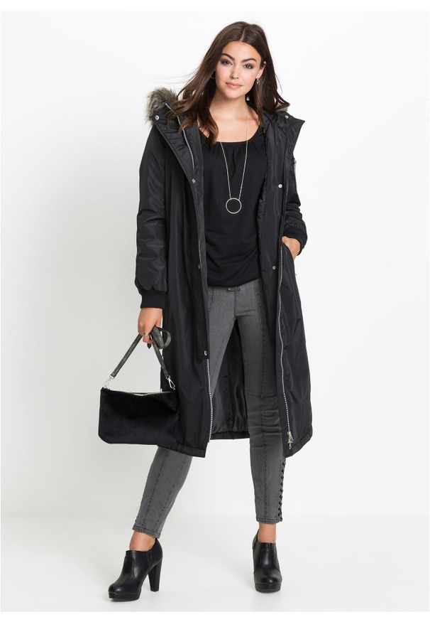 bonprix - "Shirt ""oversize""". Kolor: czarny