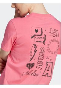 Adidas - adidas T-Shirt II6077 Różowy. Kolor: różowy. Materiał: bawełna #3