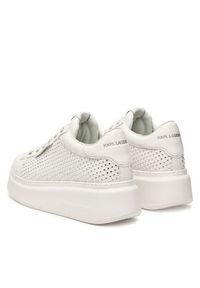Karl Lagerfeld - KARL LAGERFELD Sneakersy KL63577N Biały. Kolor: biały. Materiał: skóra #2