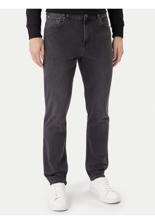 TOMMY HILFIGER - Tommy Hilfiger Jeansy Denton MW0MW41891 Szary Straight Fit. Kolor: szary