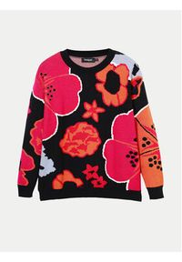 Desigual Sweter Niagara 24WWJF32 Kolorowy Regular Fit. Materiał: syntetyk, wiskoza. Wzór: kolorowy #3